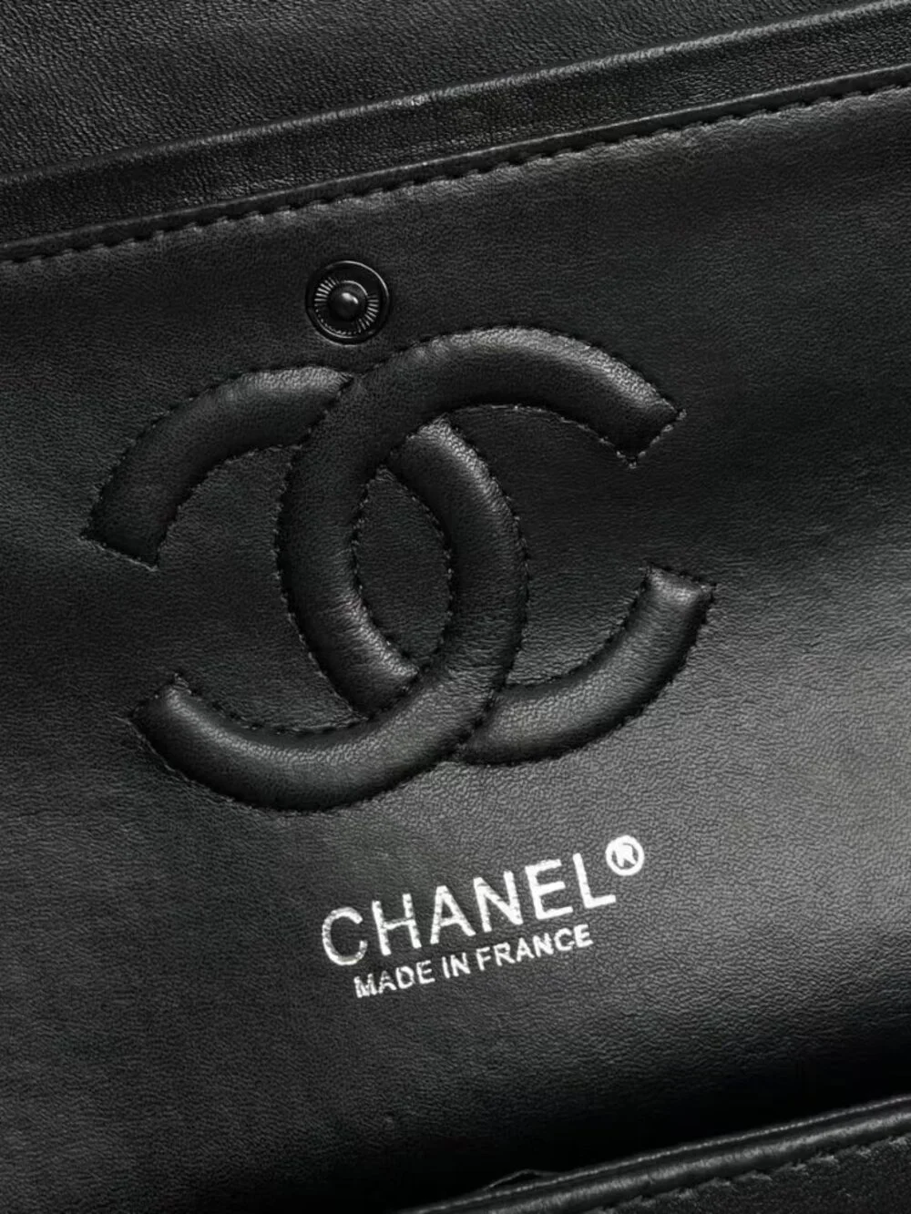 Chanel Classic Flap Quilted Black Leather Black Tone Chain Shoulder Bag - Picture 2 of 9